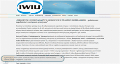 Desktop Screenshot of iwiu.pl